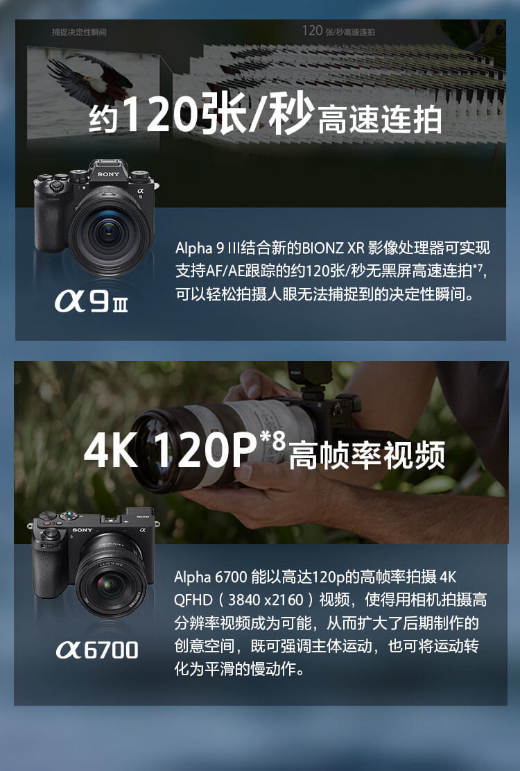 索尼双影像生态拍摄系统